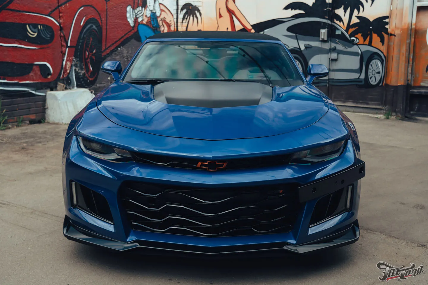 И снова Chevrolet Camaro ZL1! Макетируем подиум для госномера